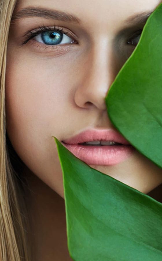 Beauty smiling blonde model with natural make up — Beautician in Coffs Harbour, NSW